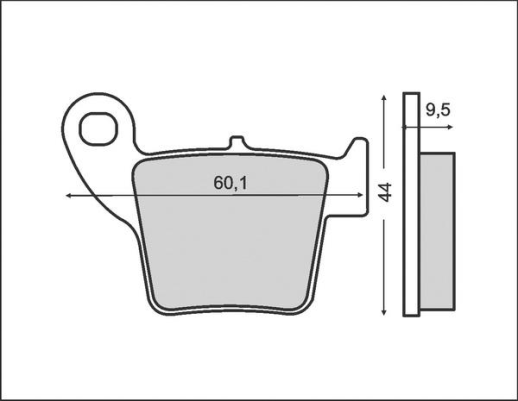 Гальмівні колодки BRENTA FT 3046 (FA346)