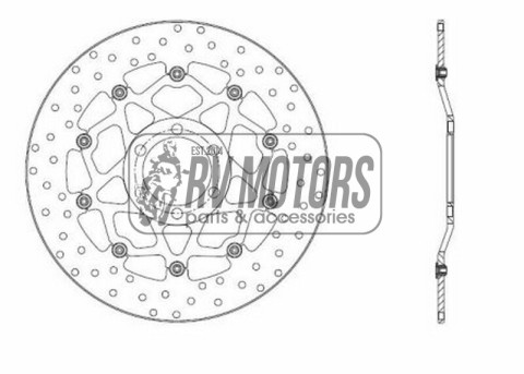 Тормозной диск BREMBO BRM 78B40821