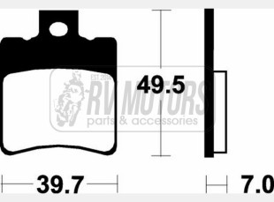 Тормозные колодки SBS 143HF