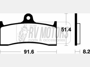Тормозные колодки SBS 676RS
