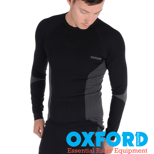 Футболка термоактивна OXFORD LA621 розмір L-XL, з довгим рукавом, чорна