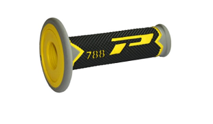 Ручки руля PROGRIP PG788 (22+25MM 115MM) серо-чёрно-жёлтые (PG788/3) PA078800GIGN