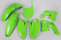 Комплект пластика UFO KAWASAKI KXF 250 '09, KXF 250 '12 (зелёный) (KA212E026) KAKIT212026