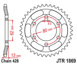 Приводная звезда JT JTR1869.45 (PBR 4368)