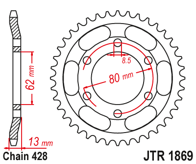 Приводная звезда JT JTR1869.45 (PBR 4368)