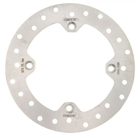 Тормозной диск передний CAN AM MAVERIC 1000R '14-'19, OUTLANDER 650/800/1000 '13-'19, OUTLANDER 500 '13-'15, RENEGADE 800 '12-'15 (213X117X4,5MM) (4X8,5MM) MTX MDS17002