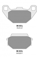 Тормозные колодки DELTA BRAKING DB2023OR-D (FA305)