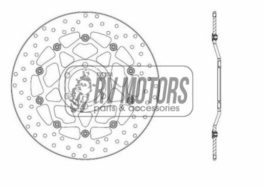 Гальмівний диск BREMBO BRM 78B40822