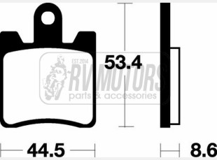 Тормозные колодки SBS 146HF 