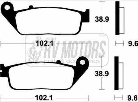 Тормозные колодки SBS 700HF