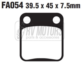 Тормозные колодки EBC FA054TT