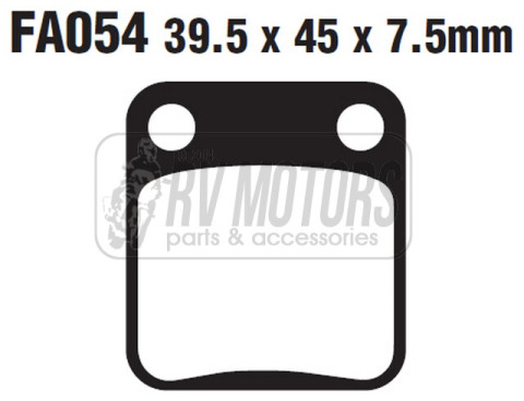 Тормозные колодки EBC FA054TT