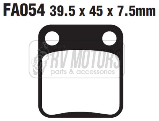 Гальмівні колодки EBC FA054TT