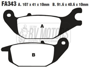 Тормозные колодки EBC FA343