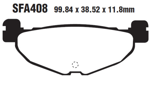Гальмівні колодки EBC SFA408