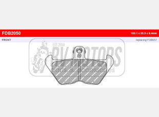 Тормозные колодки FERODO FDB2050P