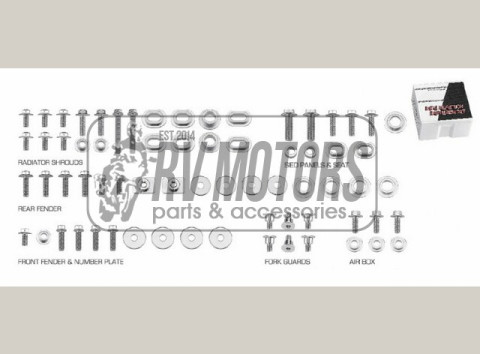 Комплект болтов пластика ACCEL BKF-203 YAMAHA YZF 250/450 '14-'15