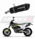 Прямоток Husqvarna 701 SM Supermoto 2021 - 2023 DOMINATOR HP1 черный