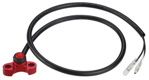 Кнопка включения зажигания универсальная ACCEL цвет красный KS-01RD