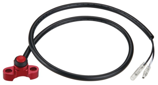 Кнопка включения зажигания универсальная ACCEL цвет красный KS-01RD