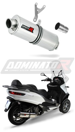 Прямоток Piaggio MP3 500 2008 - 2022 DOMINATOR овальный