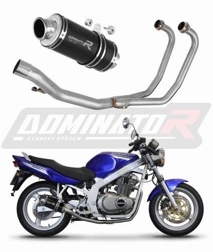 Полная система выхлопа Suzuki GS 500F 2004 - 2014 DOMINATOR GP1 черный