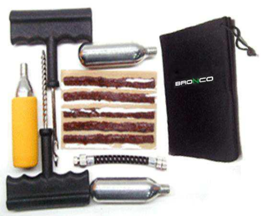 Набір для ремонту проколу безкамерного колеса NACHMAN AT-12200 (7 елементів)