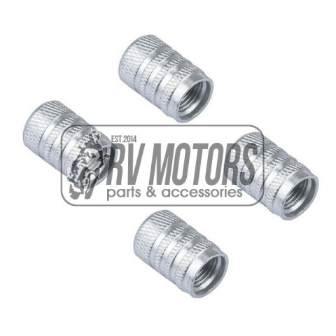 Колпачки ниппеля серебряные