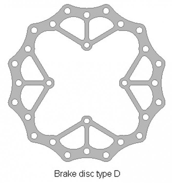 Тормозной диск передний KAWASAKI KX 250 '15-21, KX 450 '15-21,  (270X109,5X4MM) (4X9,5MM) (NG1151)   DELTA BRAKING ONL_DBD061D