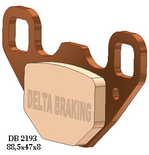 Колодки гальмові DELTA BRAKING DB2193QD-D (FA489)