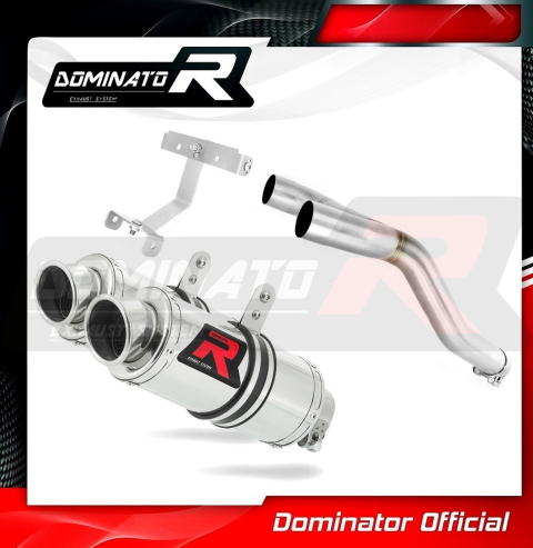 Прямоток DOMINATOR YAMAHA FZ6 FAZER S1 2004 - 2010 круглый