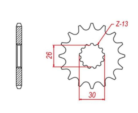Приводная звезда TRIUMPH DAYTONA 955/SPRINT ST/SPRINT GT GROSSKOPF 209018G (209018JT)
