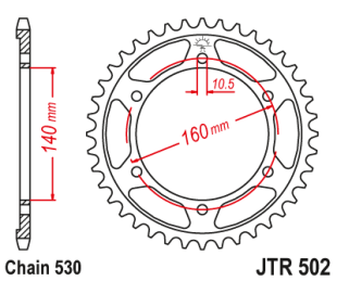 Приводная звезда CHT 502.47 (JTR 502.47)