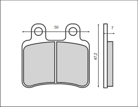 Тормозные колодки BRENTA FT 3048 (FA350)