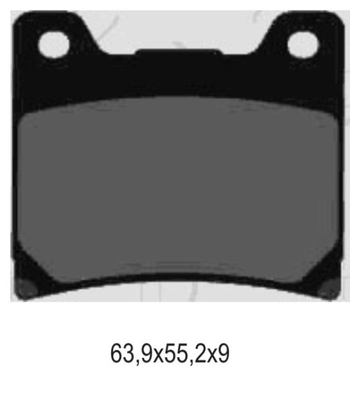 Гальмівні колодки GALFER FD057G1651 (FA88)