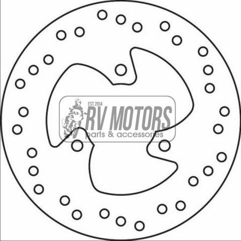 Тормозной диск BREMBO BRM 68B407G1