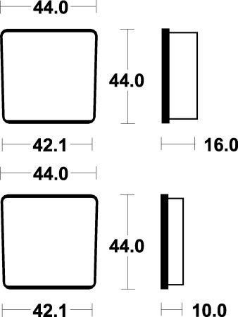 Гальмівні колодки SBS 531HF
