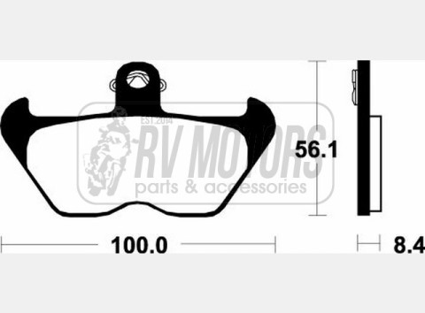 Тормозные колодки SBS 703HF
