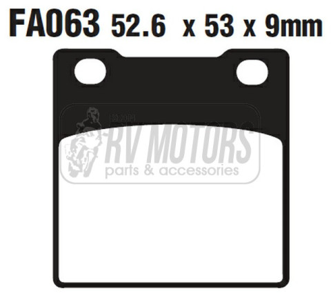 Тормозные колодки EBC FA063