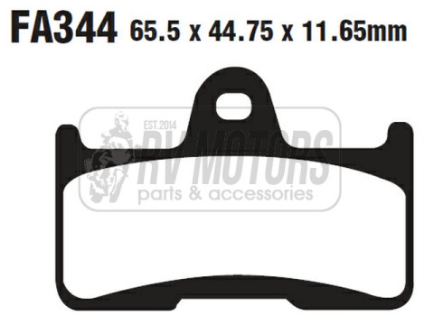 Тормозные колодки EBC FA344TT