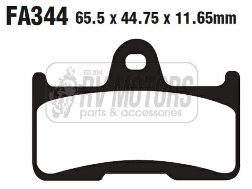 Гальмівні колодки EBC FA344TT