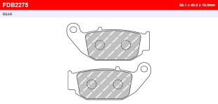 Тормозные колодки FERODO FDB2275P