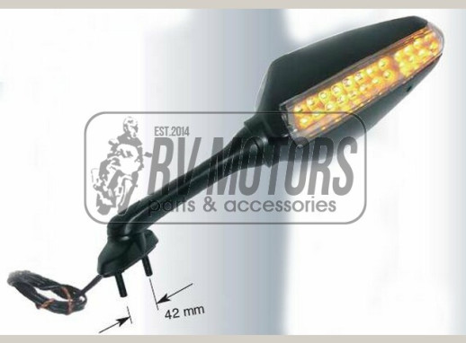 Дзеркало FAR FAR6933 ліве LED SUZUKI GSXR 1000 (05-06), GSXR 600/750 (06)