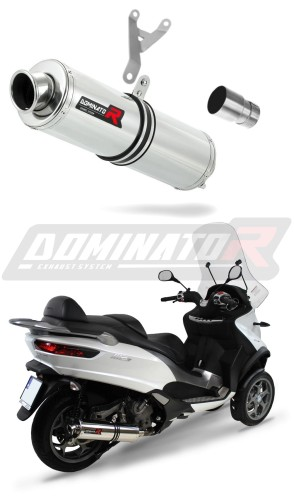 Прямоток Piaggio MP3 500 2008 - 2022 DOMINATOR круглый