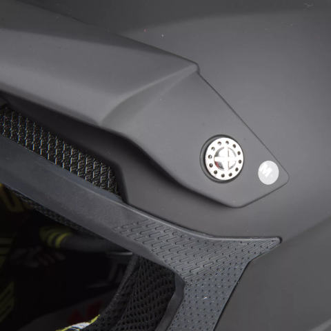 Шлем кросс Shot Furious Black matt. Размер М.