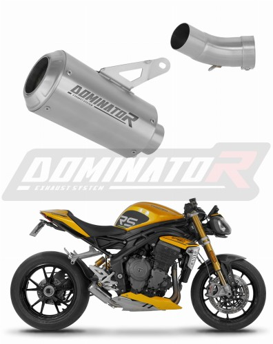 Прямоток Triumph Speed Triple 1200 RS / Speed Triple 1200 RR 2021 - 2024 DOMINATOR GPS
