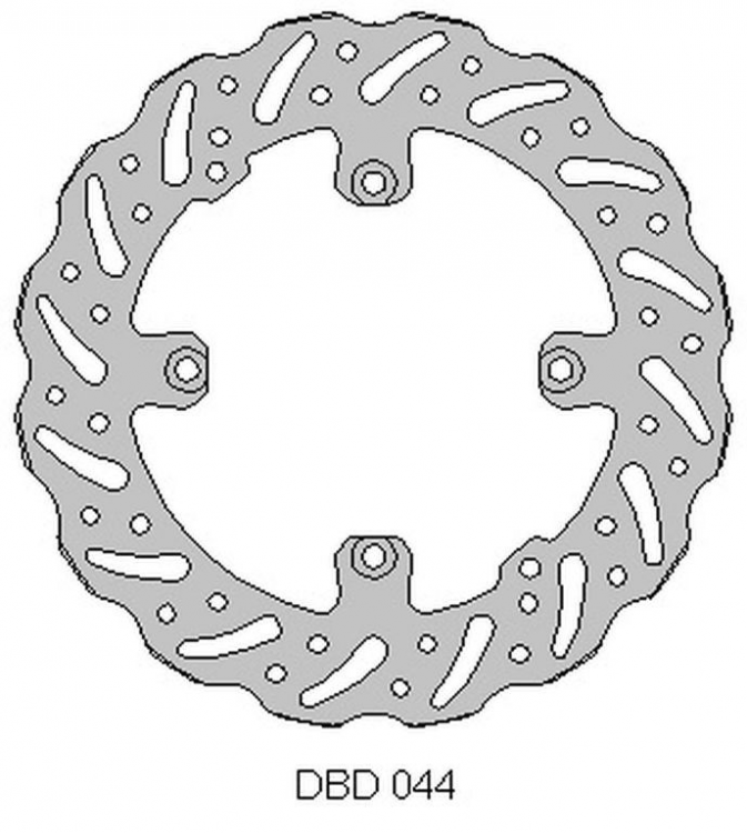 Тормозной диск передний BETA 250 RR '05-12, 525 RR '05-12,  (260X120,3X4MM) (4X8,5MM) (NG1263)   DELTA BRAKING ONL_DBD044G