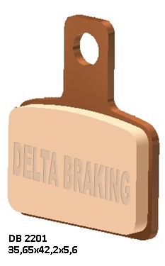 Тормозные колодки DELTA BRAKING DB2201OR-N (FA495)
