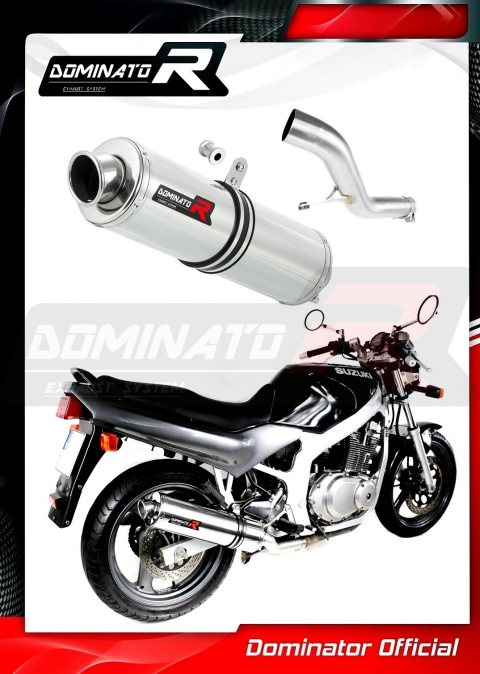 Прямоток DOMINATOR SUZUKI GS 500 E 1989 - 2009 круглый