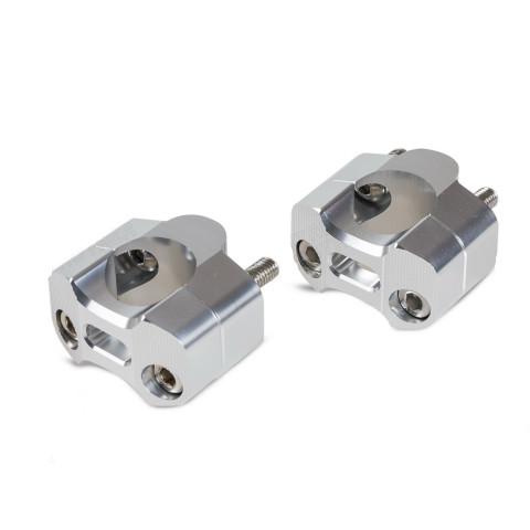 Проставки руля 28mm серебряные